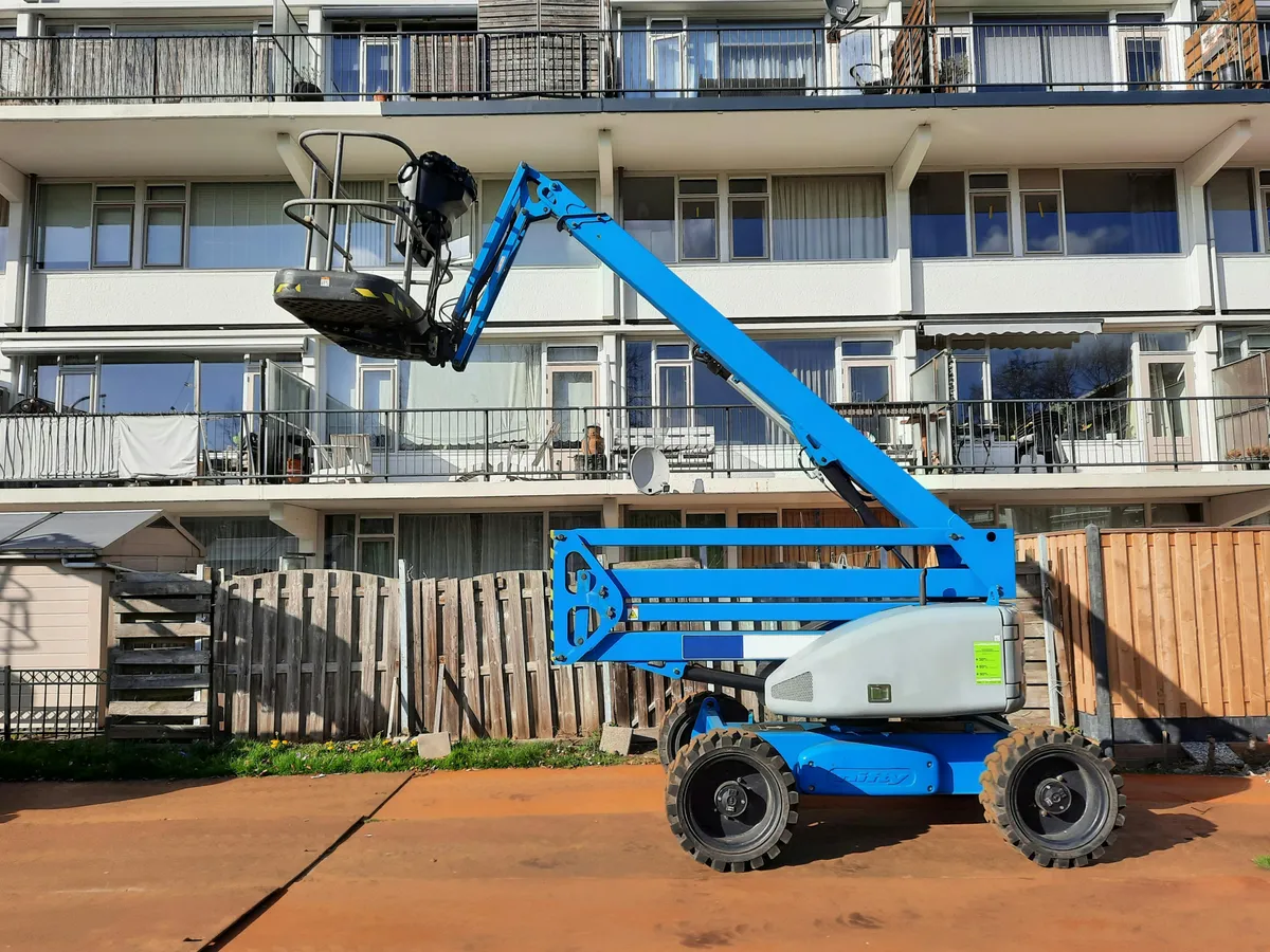 Hoogwerker op locatie